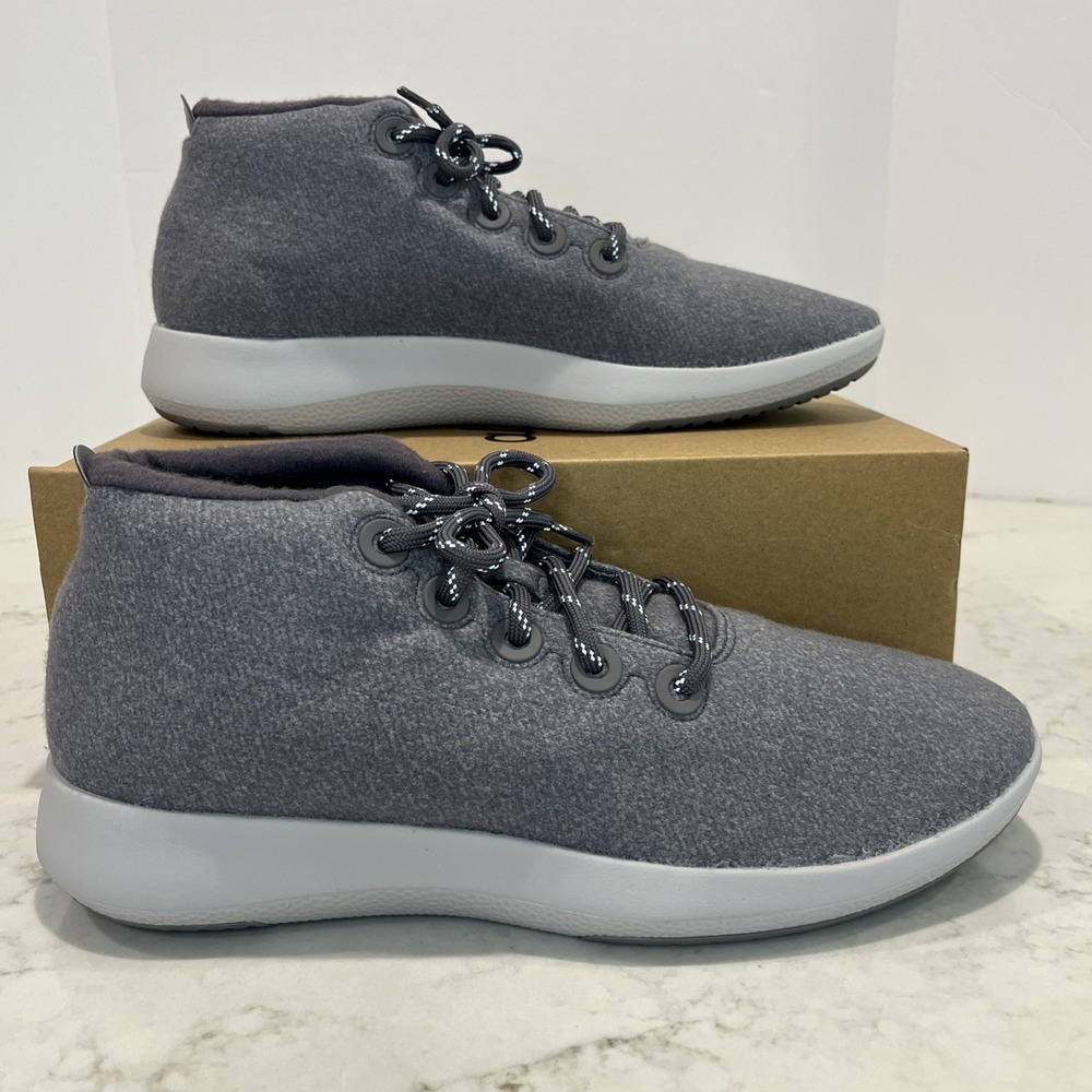 Allbirds NEW Mens 14 Sneakers Wool Runner Up Mizzle Light Gray Travel Shoes